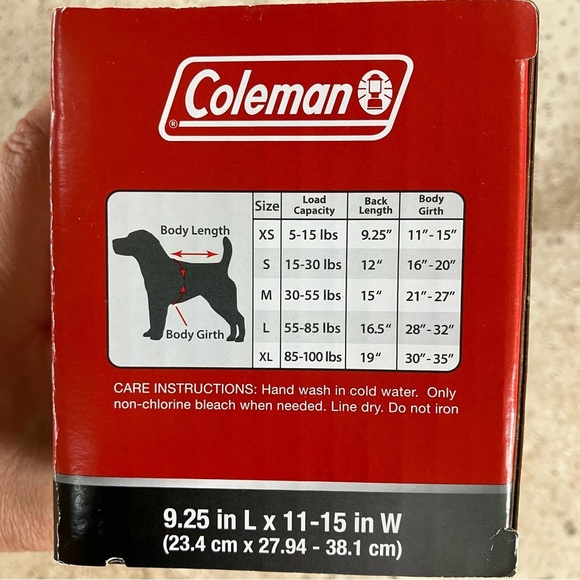 NWT Coleman Dog Pet Floatation Vest Life Jacket Up To 15 LBS Pool Lake XS - Picture 5 of 5